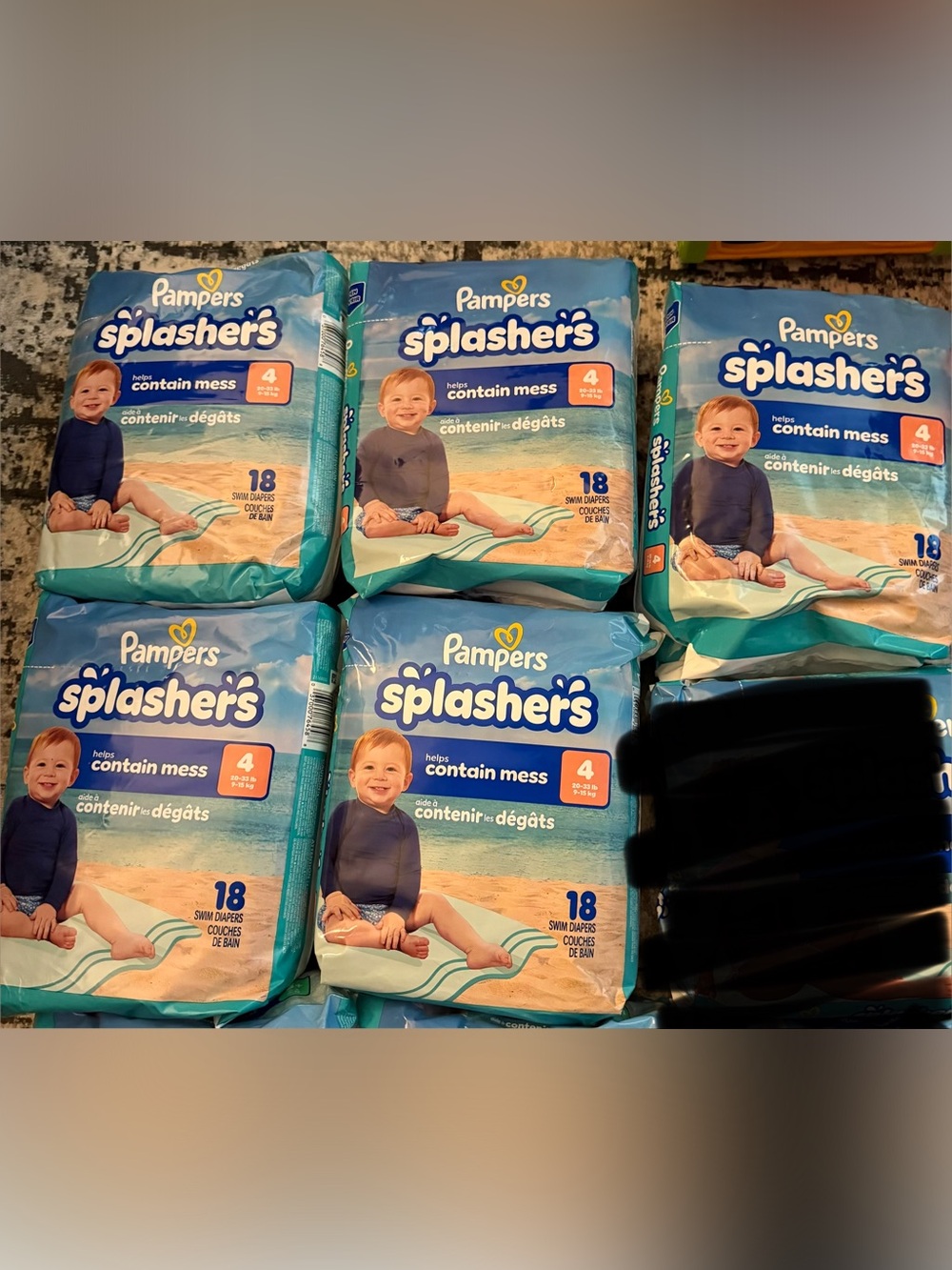 Pampers Splashers Size 4 Swim Diapers